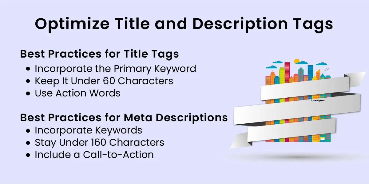 Optimize Title and Description Tags